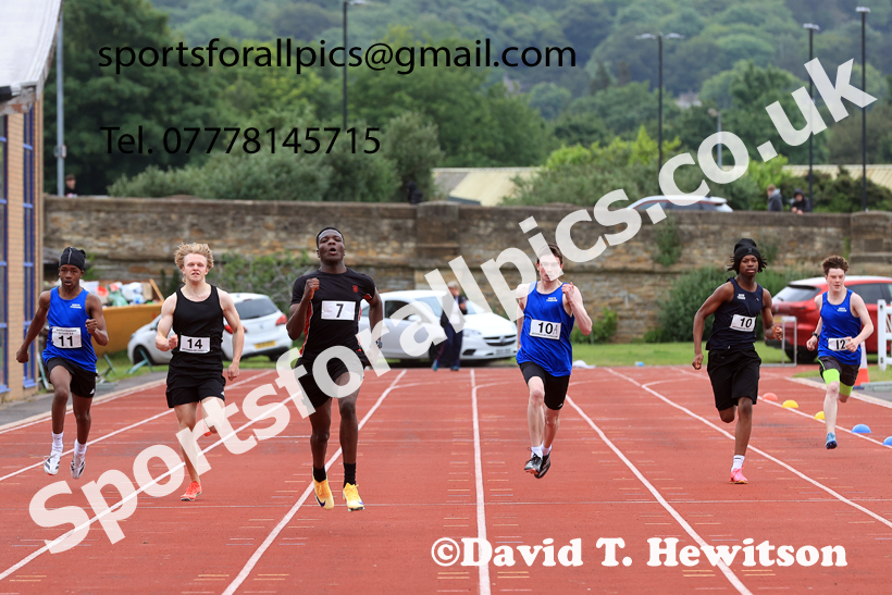 Sprints, 2026 Northumberland Schools Track and Field, Wentworth, Hexhan. Photo: David T. Hewitson/Sports for All Pics